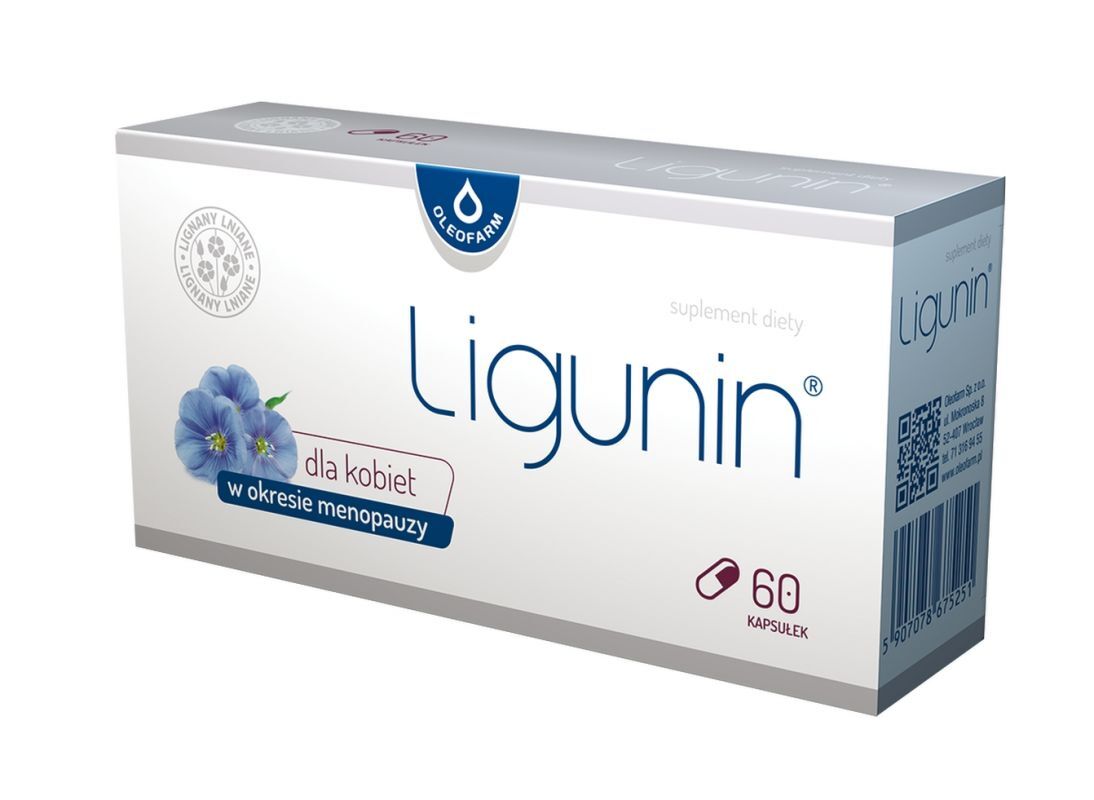 LIGUNIN x 60 capsules, phytoestrogens Oleofarm
