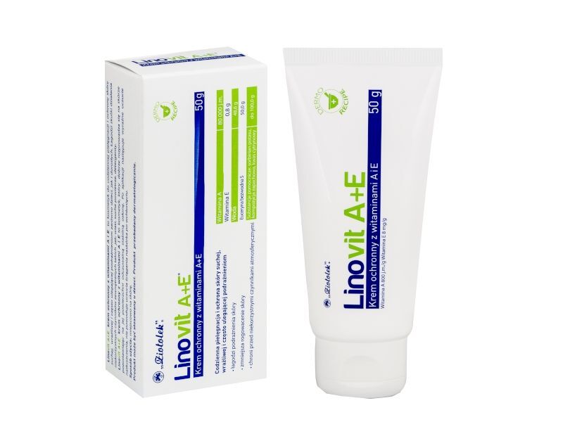 Vitamin e cream, LINOVIT protective cream with vitamins A + E 50g