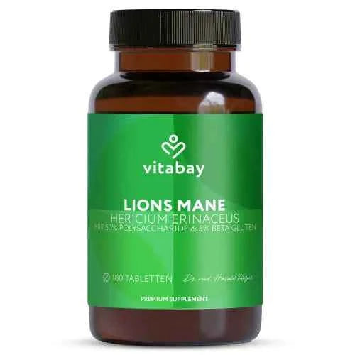 LION'S MANE Hericium Erinaceus 60000mg high dose TAB 180 pcs