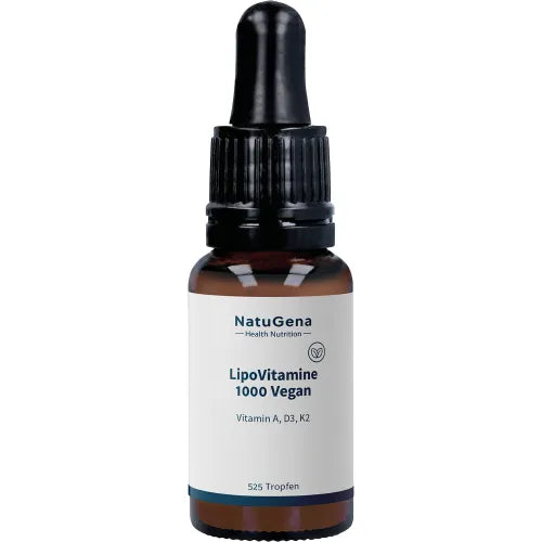 LIPOVITAMINE 1000 vegan vitamin D3+A+K2 drops 15 ml