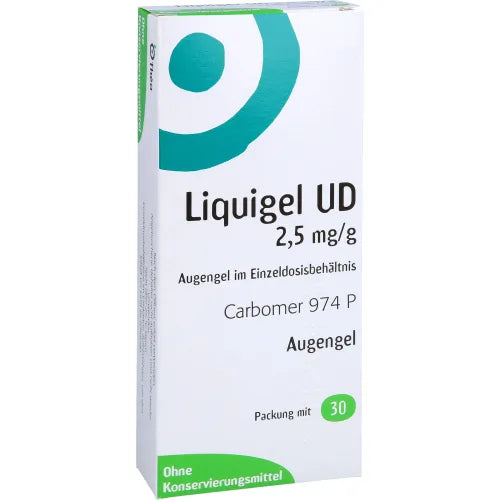 LIQUIGEL UD 2.5 eye gel in single-dose containers, 30 x 0.5 g