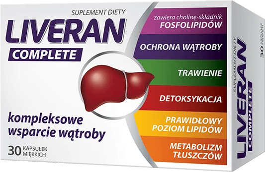 LIVERAN COMPLETE x 30 capsules, detox cleanse, body detox, liver cleanse