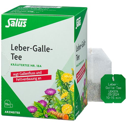 LIVER gallbladder Tea Herbal Tea No.18a Salus Filter Bottle - UKDorf 