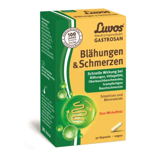 LUVOS Gastrosan Bloating & Pain Capsules 30 count