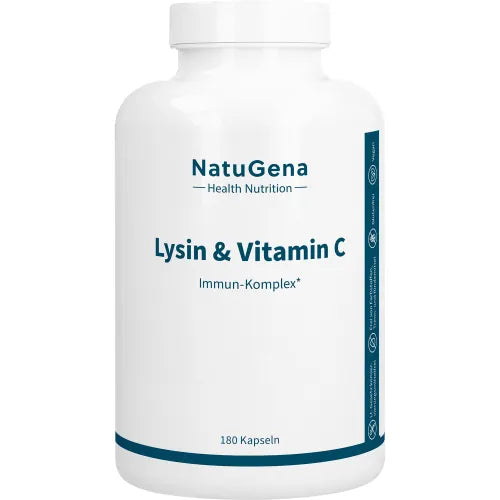 LYSINE & VITAMIN C Immune Complex Zinc+Magnesium Capsules 180 pcs
