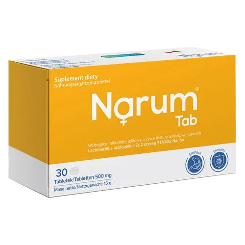 Lactobacillus acidophilus, Narum Tab 500 mg - UKDorf 