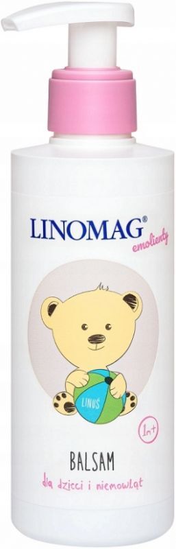 Linomag Balsam for children and babies 200ml, vitamin F, chamomile extract, irritation skin
