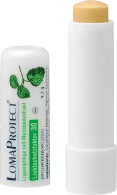 Lip care stick with lemon balm extract, LOMAPROTECT pins - UKDorf 
