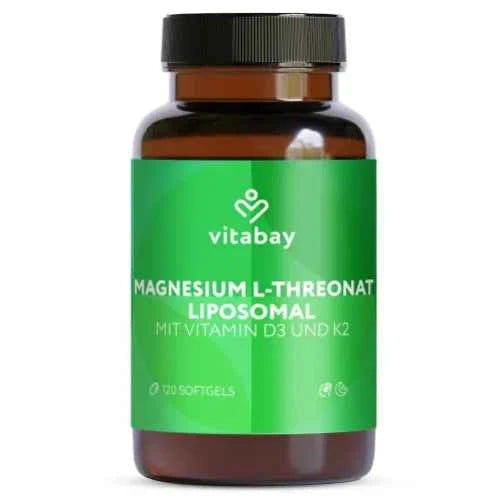 Liposomal Magnesium L-Threonate 2000 mg Soft Capsules, 120 Capsules