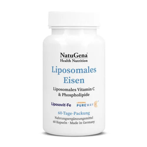Liposomal iron + vitamin C vegan capsules 60 count