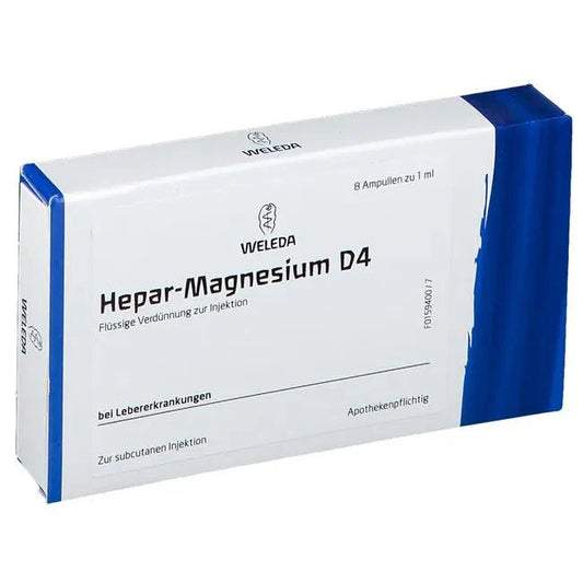 Liver dysfunction, chronic liver inflammation, depression, HEPAR MAGNESIUM D 4 ampoules - UKDorf 