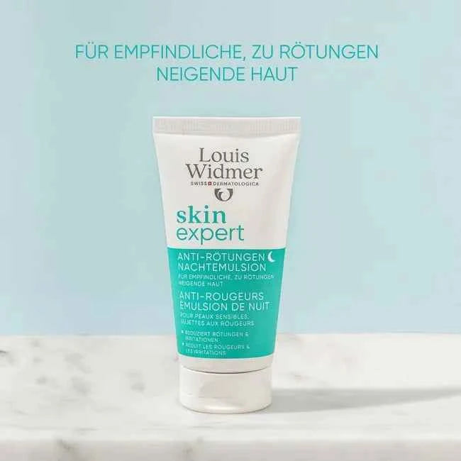 Louis Widmer skinexpert anti-redness night emulsion op