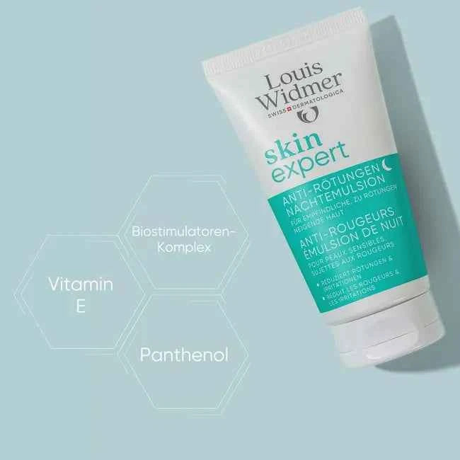 Louis Widmer skinexpert anti-redness night emulsion op