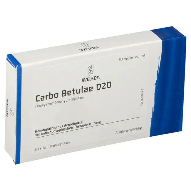 Lungs and pleura, Carbo Betulae D20 Ampoules - UKDorf 