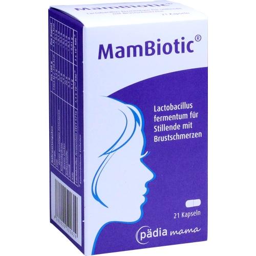MAMBIOTIC capsules, Lactobacillus fermentum for nursing mothers with breast pain