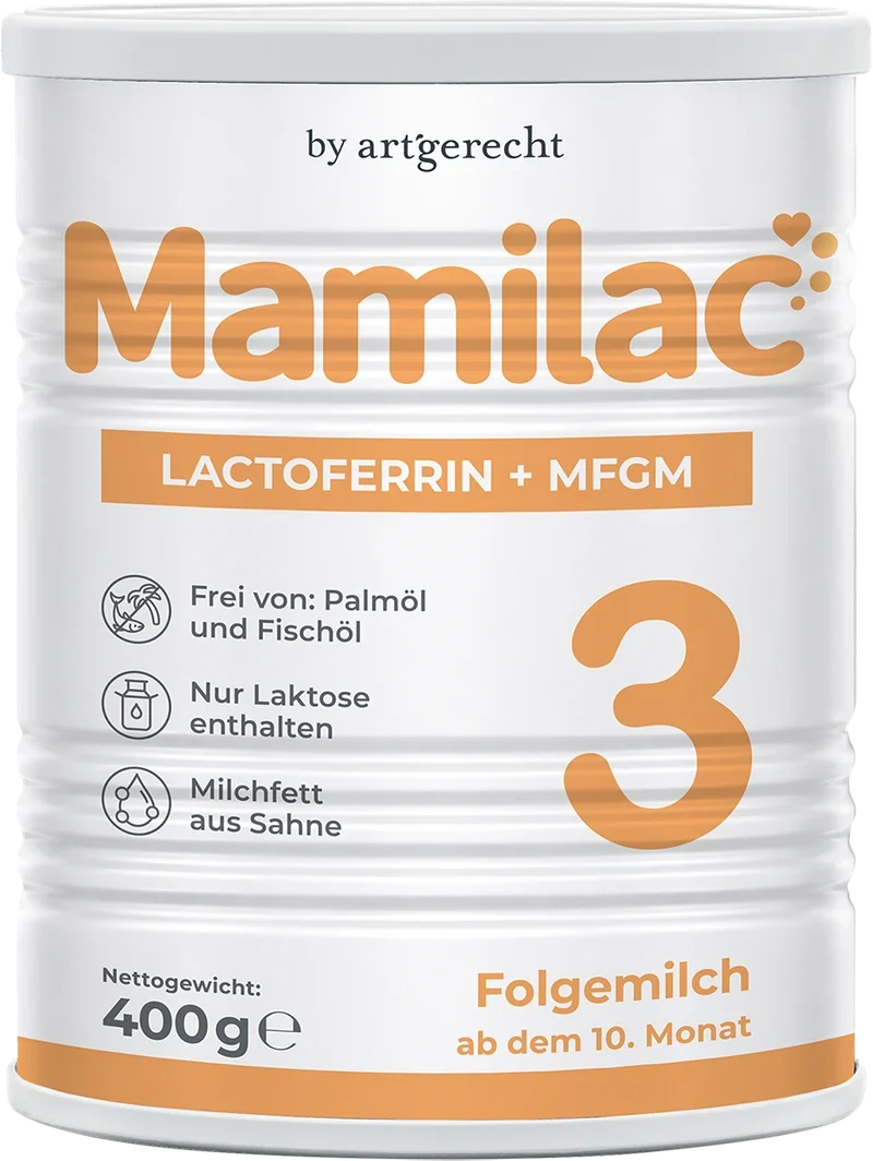 MAMILAC Lactoferrin+MFGM follow-on milk 3 from d.10M. Germany