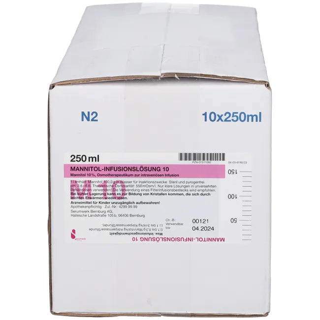 MANNITOL Inf. solution 10 10X250 ml
