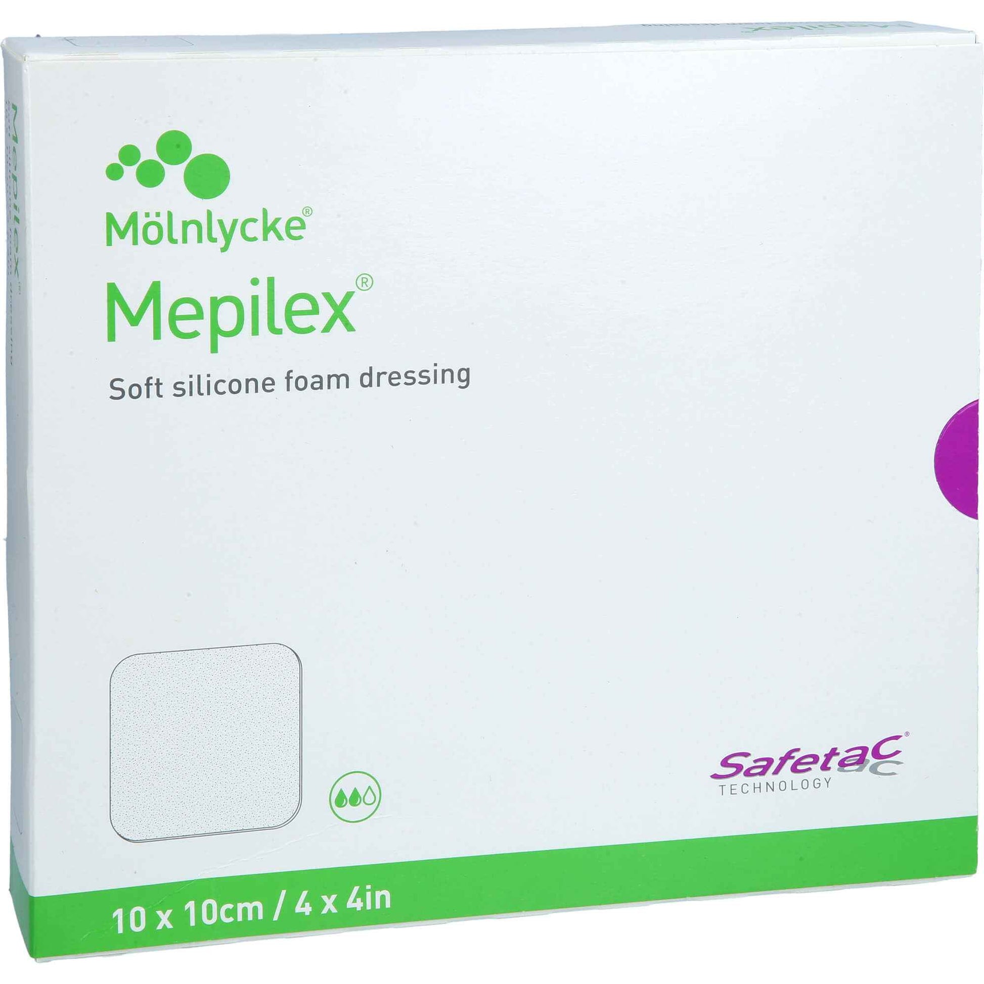 MEPILEX 10x10 cm foam dressing
