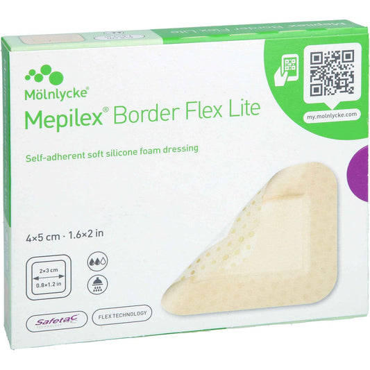 MEPILEX Border Flex Lite foam dressing 4x5 cm