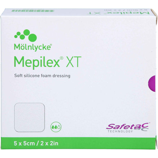 MEPILEX XT 5x5 cm foam dressing