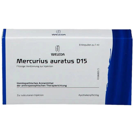 MERCURIUS AURATUS D 15 WELEDA ampoules - UKDorf 