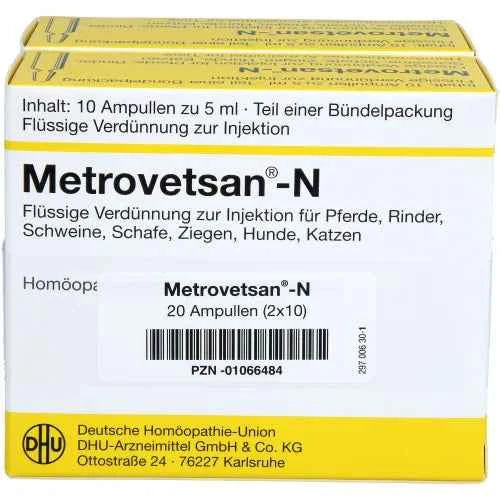METROVETSAN N solution for injection vet. 20X5ml