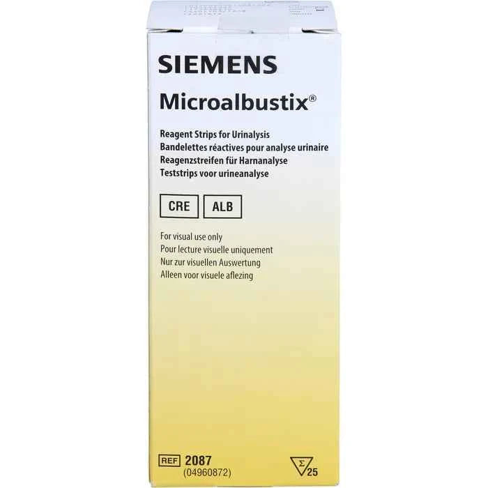 MICROALBUSTIX urine test strips, visually evaluable