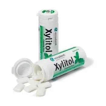 MIRADENT Dental Care Chewing Gum Xylitol Spearmint