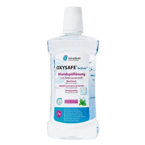 MIRADENT Oxysafe Active Mouthwash with Active Acid 500 ml