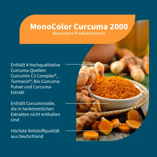 MONOCOLOR Curcuma 2000 capsules 90 pcs