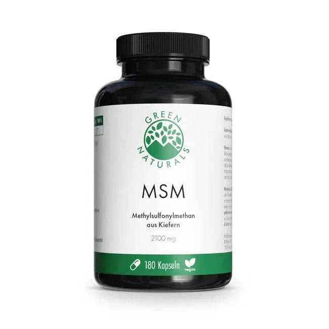 MSM 2100 mg vegan high-dose capsules 180 pieces