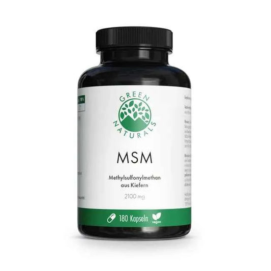 MSM 2100 mg vegan high-dose capsules 180 pieces