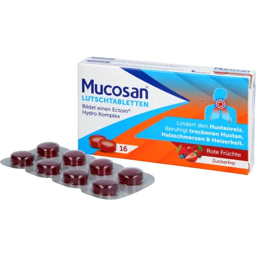 levodropropizine usa MUCOSAN Lozenges Red Fruits 16 pcs - 2