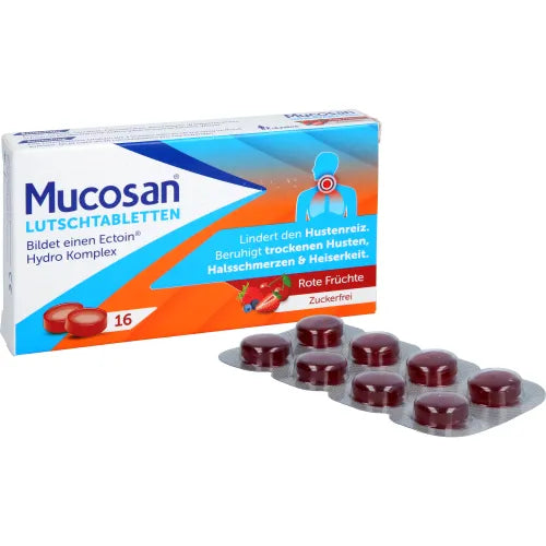 levodropropizine usa MUCOSAN Lozenges Red Fruits 16 pcs - 3