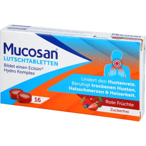 levodropropizine usa MUCOSAN Lozenges Red Fruits 16 pcs - 4