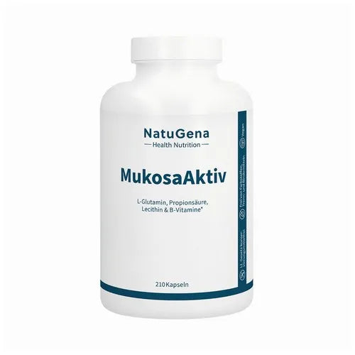 MUKOSAAktiv L-Glutamine+Propionic Acid Capsules 210 count