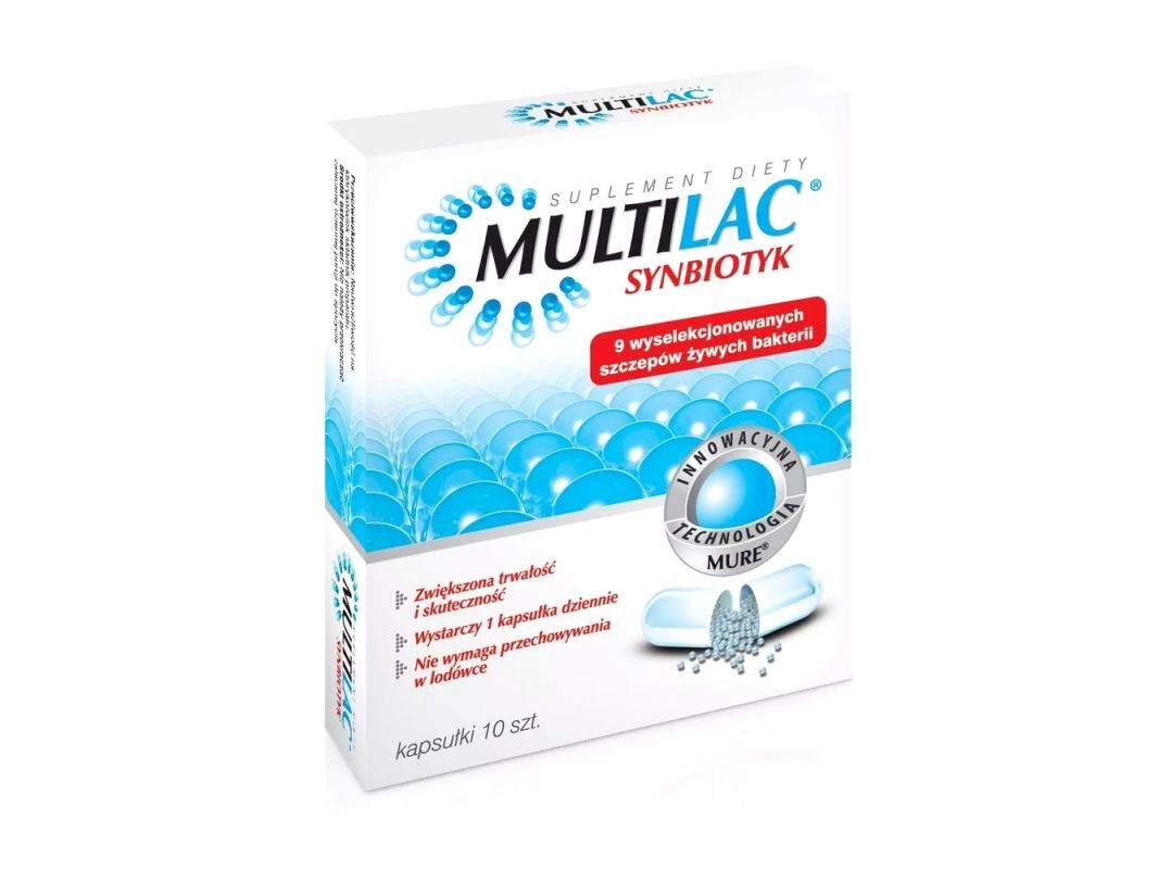 MULTILAC x 10 capsules, probiotyk, probiotic bacteria, probiotics, nasze apteki