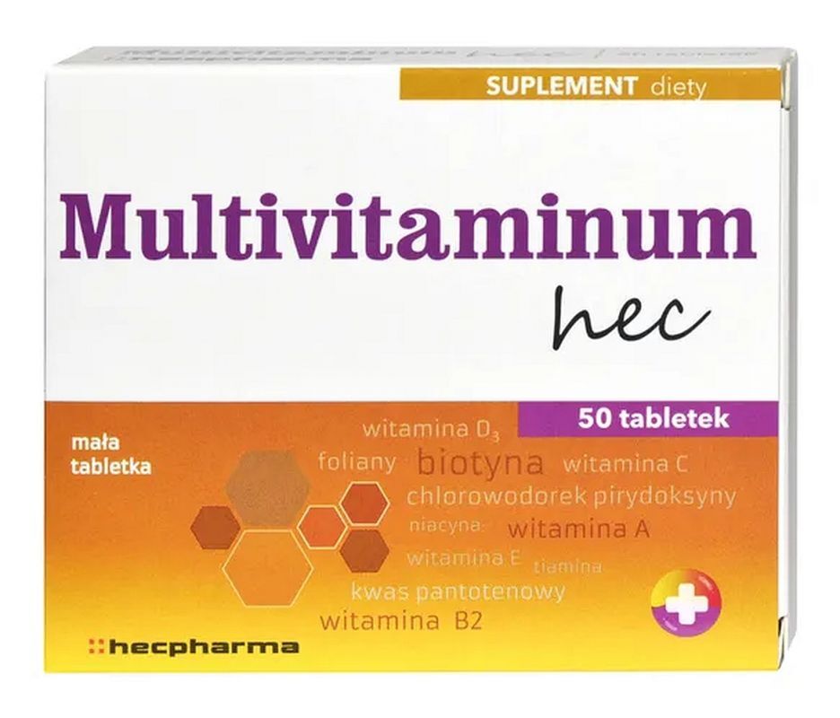 MULTIVITAMINUM HEC x 50 tablets top multivitamins