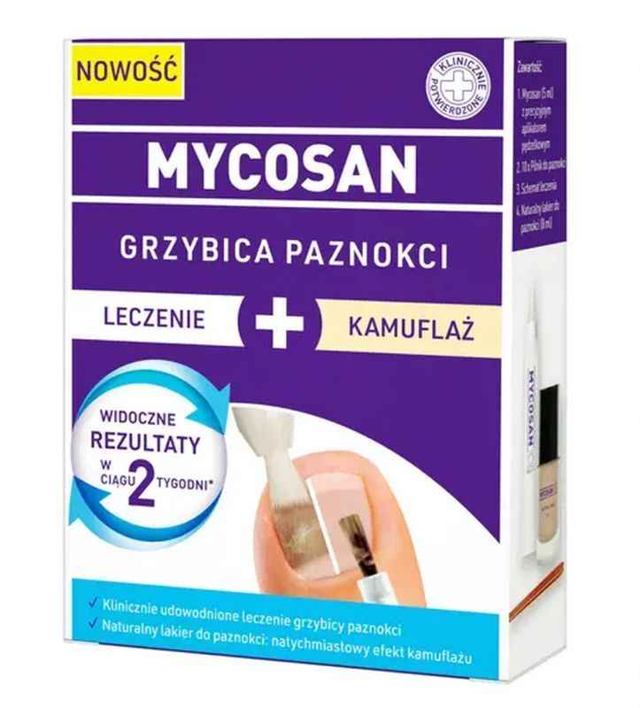 MYCOSAN Nail Fungus Treatment + Camouflage Set 5 ml