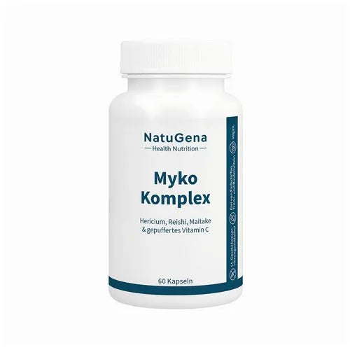 MYKO-COMPLEX Reishi+Maitake+Vitamin C Capsules 60 count - 8