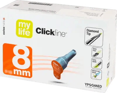MYLIFE Clickfine Pen Needles 8mm 31G - UKDorf 