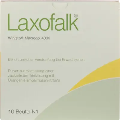 Macrogol 4000, LAXOFALK 10 g powder sachet - UKDorf 