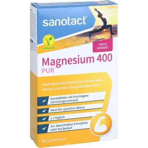 Magnesium 400 PUR chewable tablets