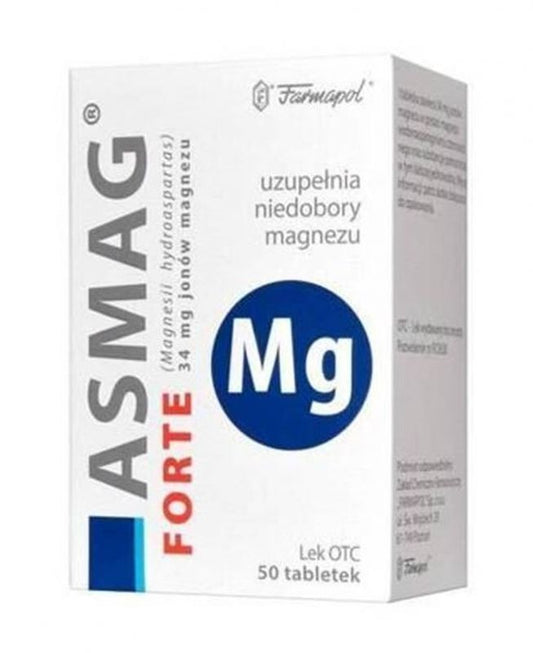 Magnesium ions ASMAG Forte x 50 tablets