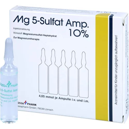 Magnesium sulfate ampoule 5 pc 10% solution for injection