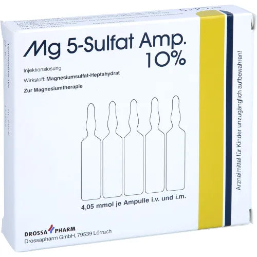 Magnesium sulfate ampoule 5 pc 10% solution for injection