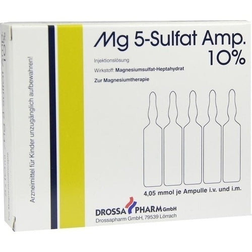 Magnesium sulfate ampoule 5 pc 10% solution for injection