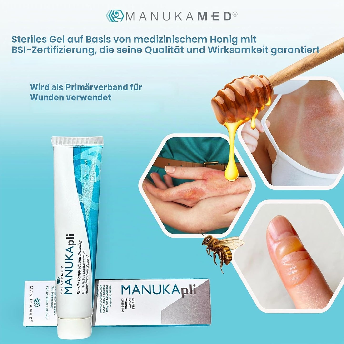 ManukaMed MANUKApli Wound and Healing Ointment (1 x 44 g)