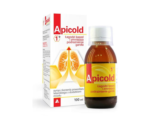 Marshmallow root syrup with honey 100ml APICOLD 1+