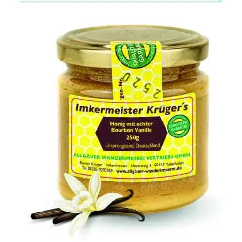 Master beekeeper Krüger's honey with real Bourbon vanilla